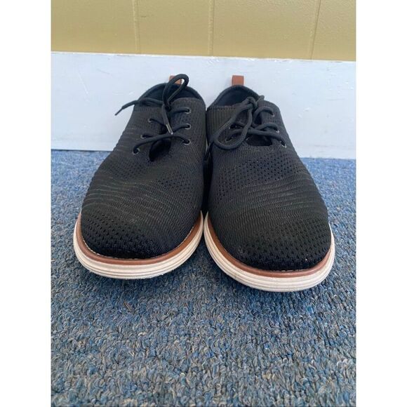 Vance Co men 13 knit outer tie up casual shoe w/memory foam insole black main image 4